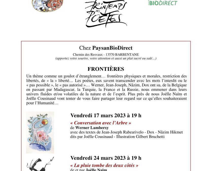 Printemps des Poètes