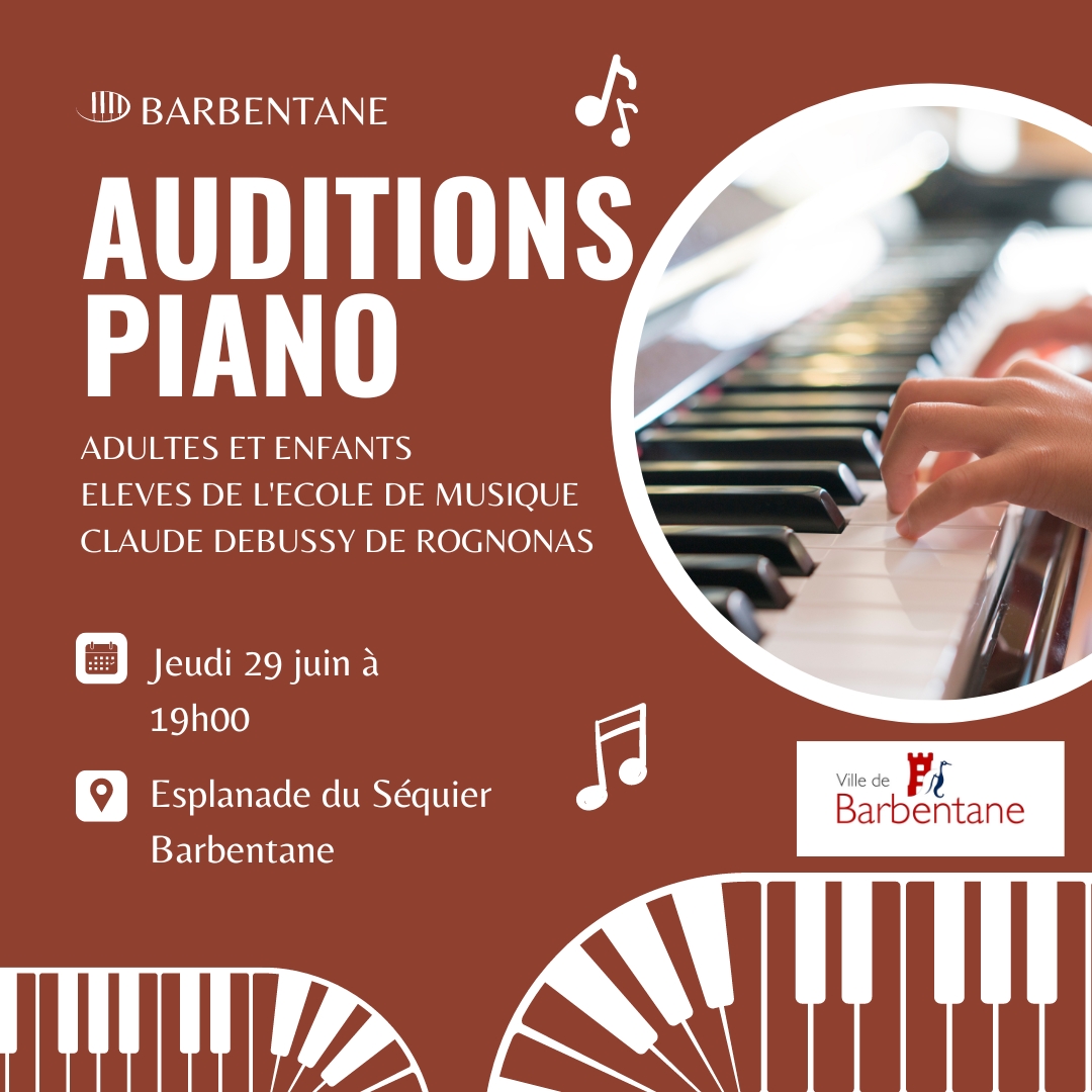 Brown Modern Piano Contest Instagram Post