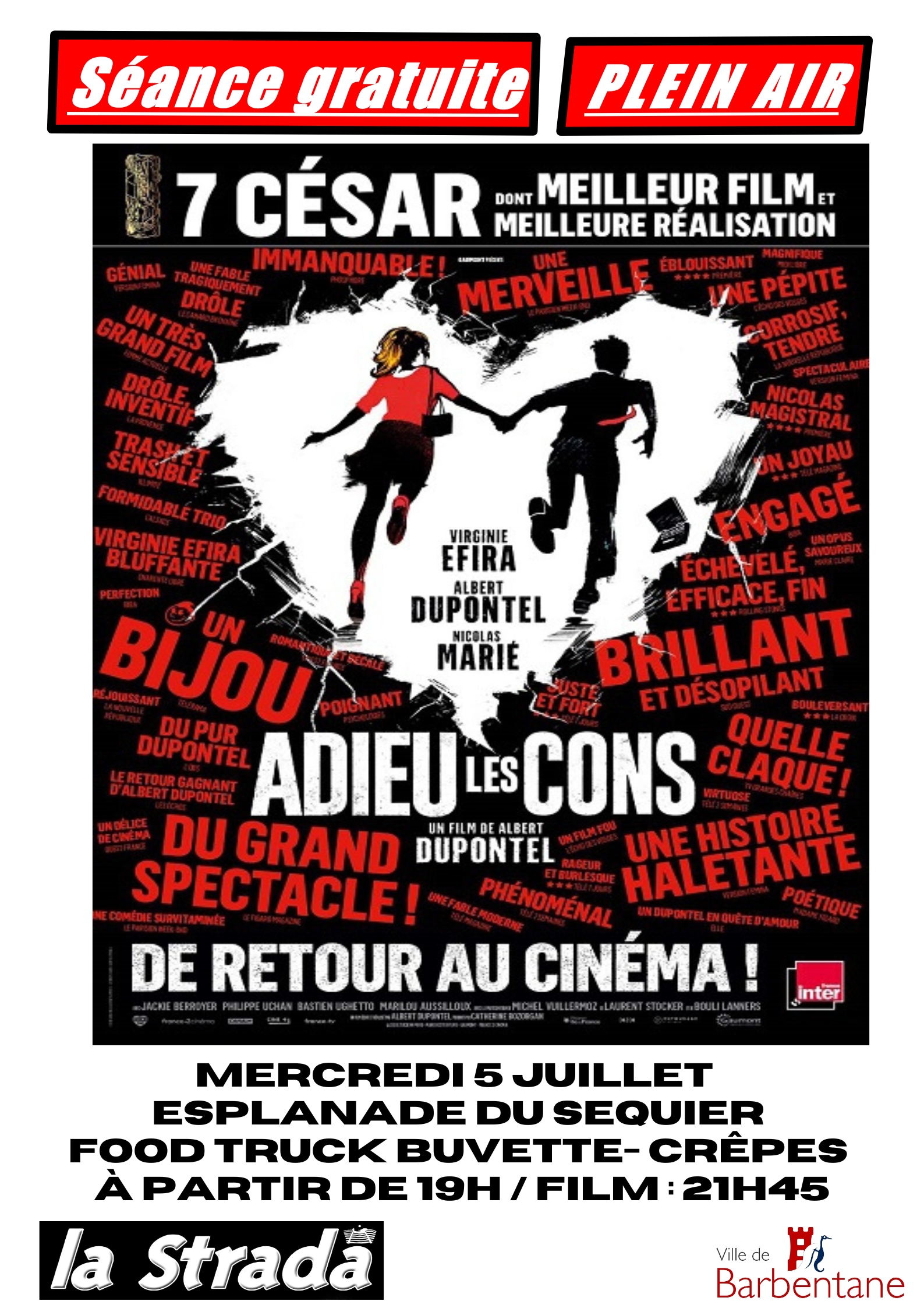 Red Retro World Cinema Festival Poster