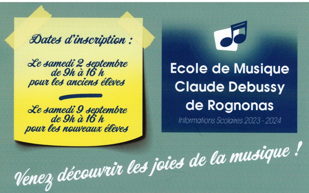 Ecole de musique de Rognonas