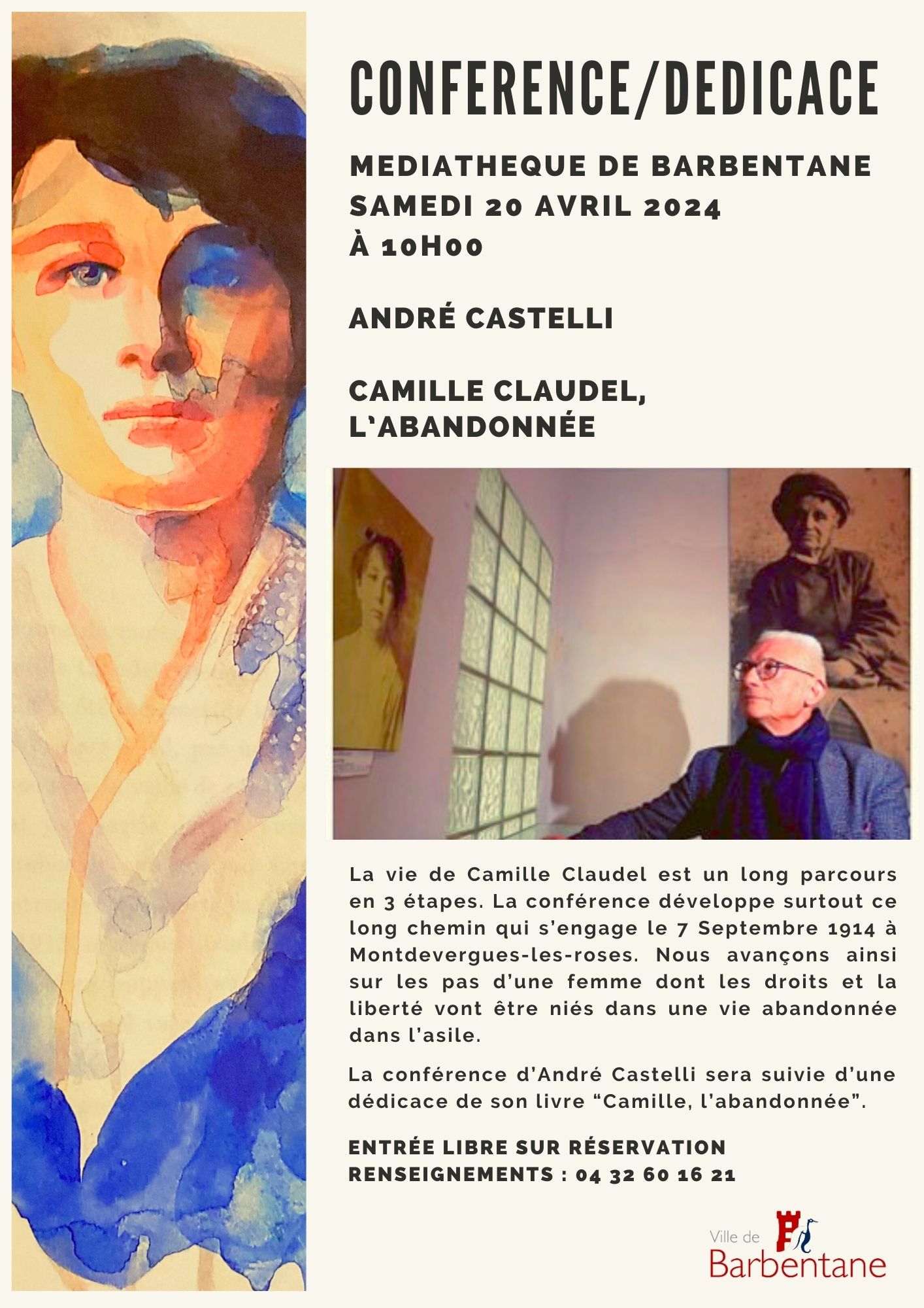 Dédicace Camille Claudel