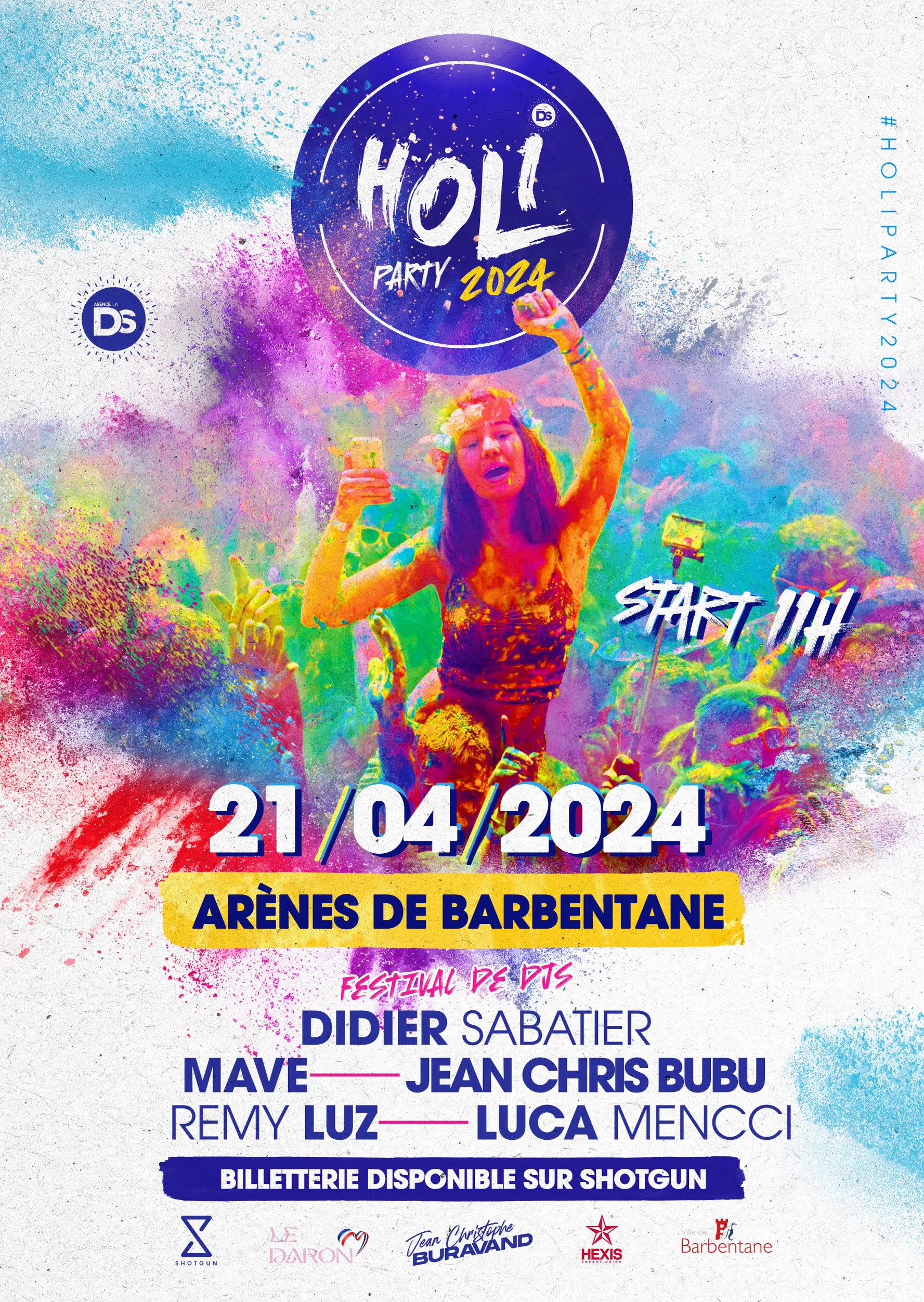 Holi Party - Arènes de Barbentane, le 21 avril 2024