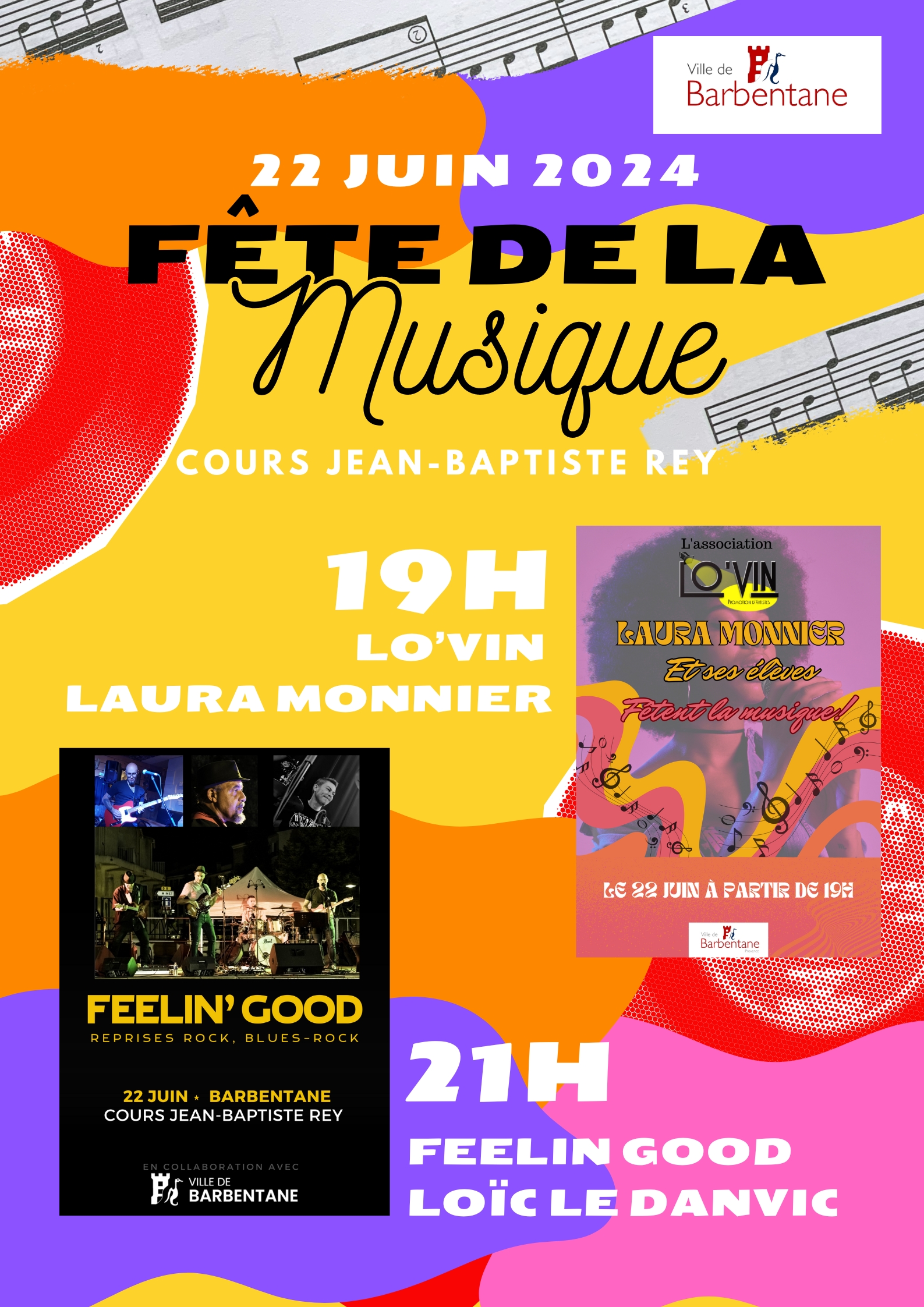 Affiche événement fête de la musique collage (1)