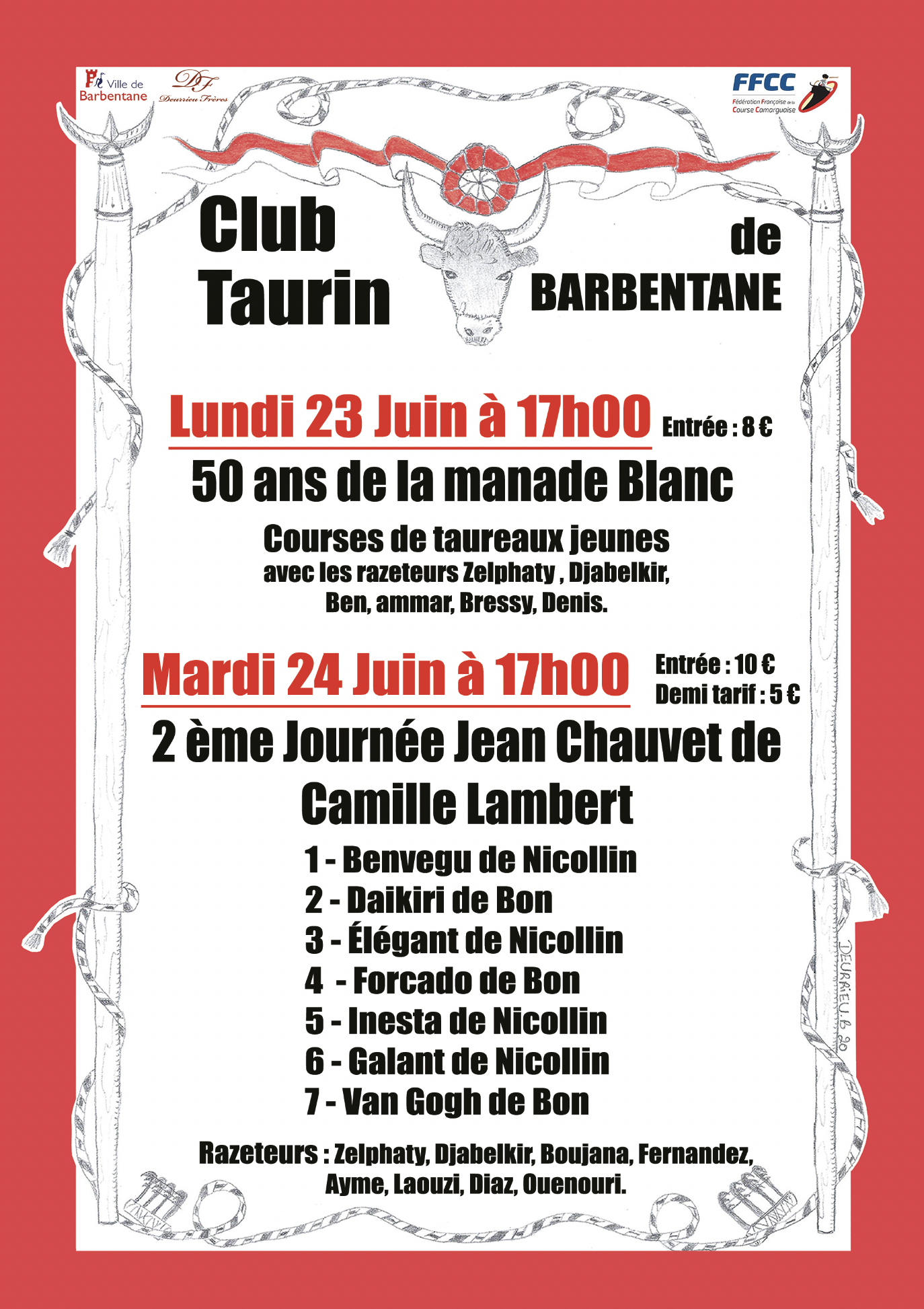COURSES CAMARGUAISES FETE DE LA SAINT JEAN