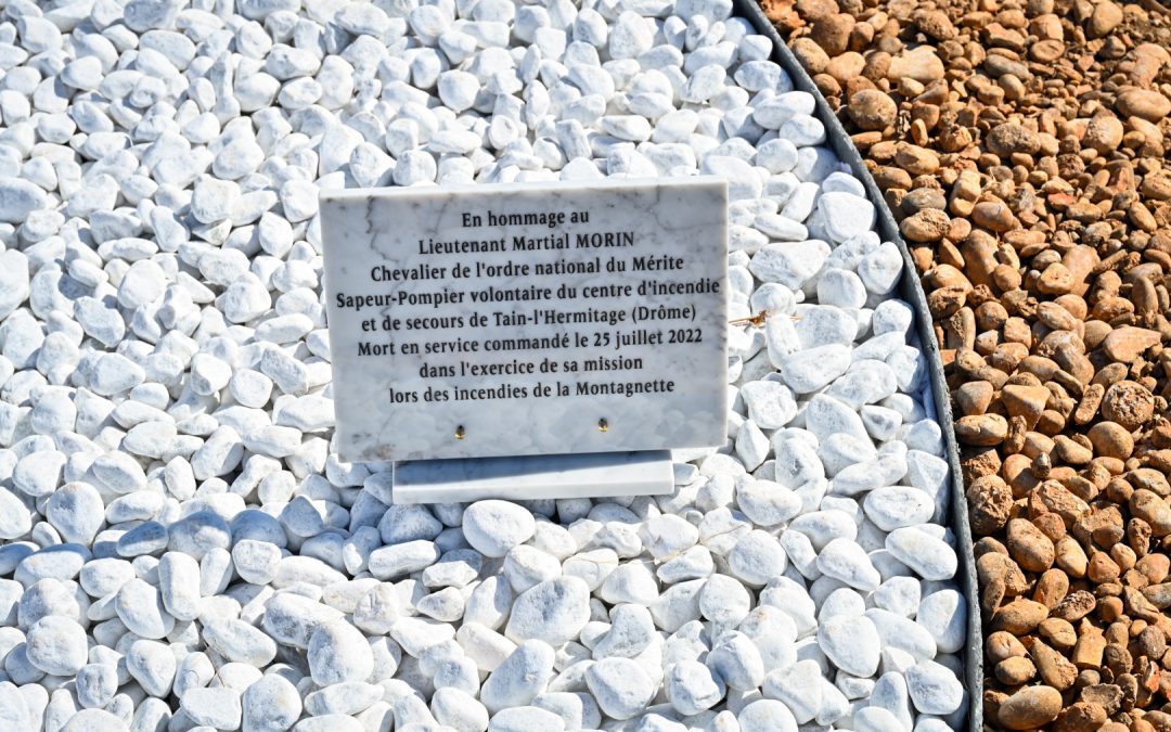 Inauguration du mémorial en hommage au Lieutenant Martial Morin