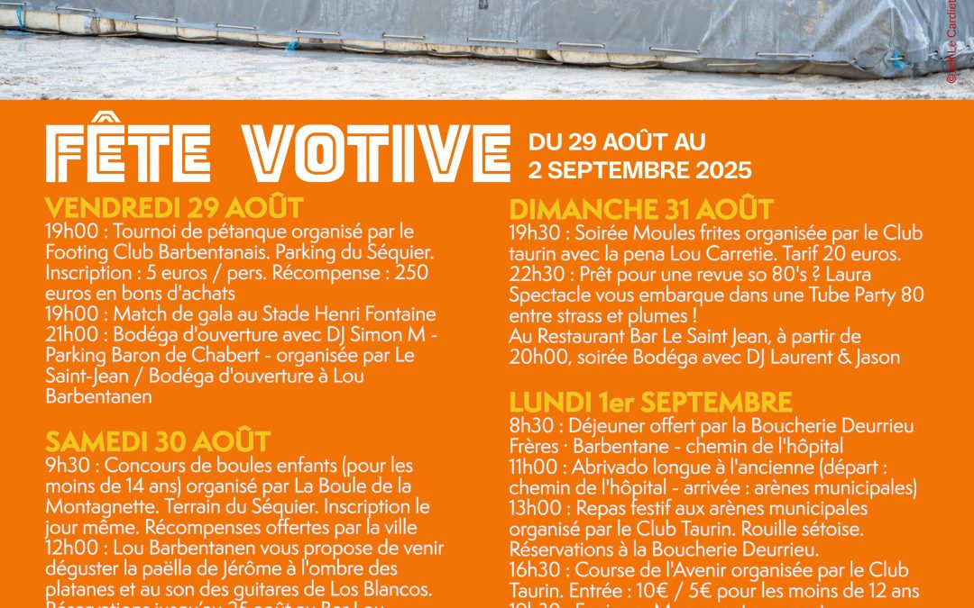 Fête Votive 2025