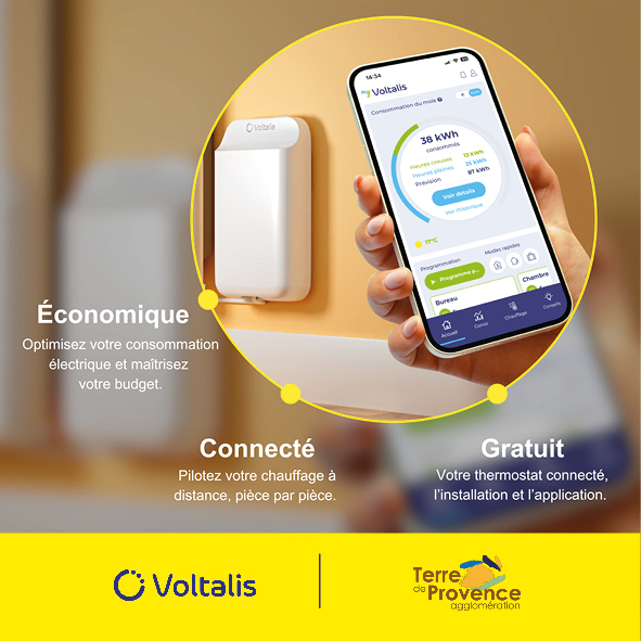Avec Terre de Provence Agglomération et Voltalis, faites des économies d’énergie