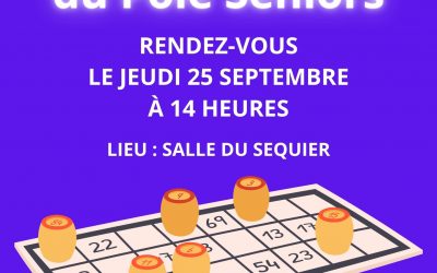 Loto du pôle Séniors
