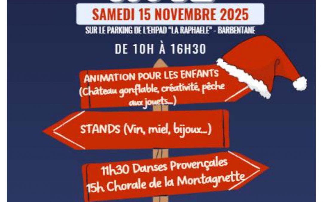 Marché de Noël EHPAD LA RAPHAËLE
