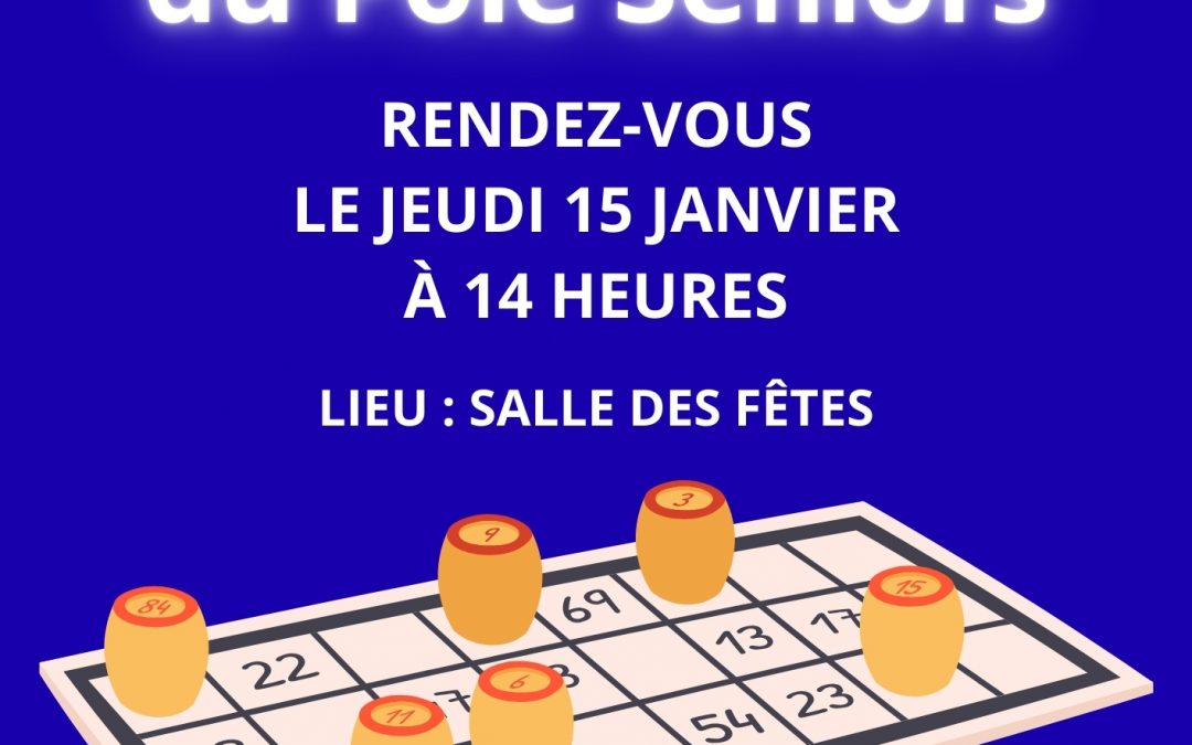 Loto du pole séniors