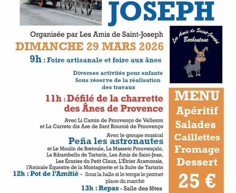 Fête de la Saint Joseph