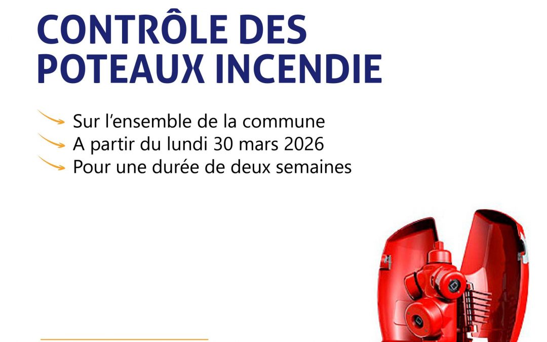 Contrôle des poteaux incendie