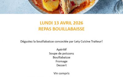 Repas bouillabaisse