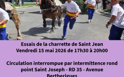 Essais de la Charrette Saint Jean