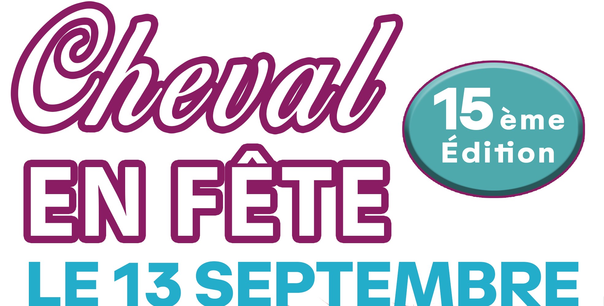 affiche cheval en fête_