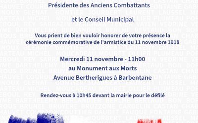 Commémoration du 11 novembre